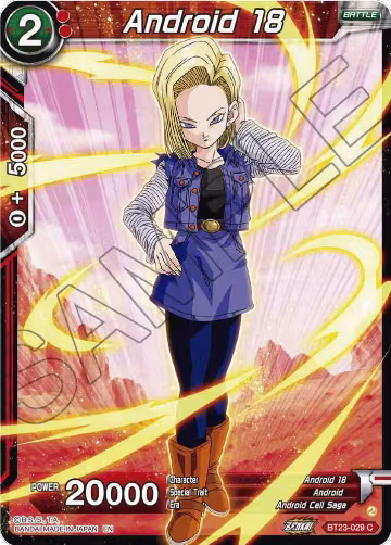 Android 18 (BT23-029), Perfect Combination — DB Super card price