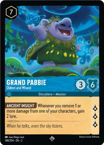 Grand Pabbie - Oldest and Wisest (148/204), Rise of the Floodborn — Lorcana card price