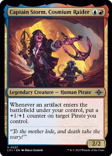 Captain Storm, Cosmium Raider (227), The Lost Caverns of Ixalan — Magic card price
