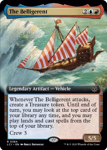 The Belligerent (Extended Art) (384), The Lost Caverns of Ixalan — Magic card price