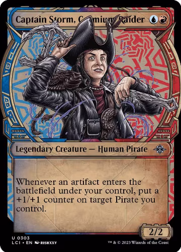 Captain Storm, Cosmium Raider (Showcase) (303), The Lost Caverns of Ixalan — Magic card price