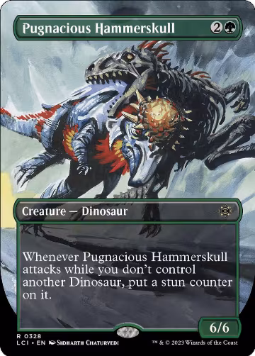 Pugnacious Hammerskull (Borderless) (328), The Lost Caverns of Ixalan — Magic card price