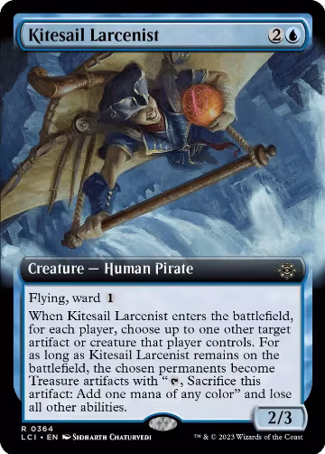 Kitesail Larcenist (Extended Art) (364), The Lost Caverns of Ixalan — Magic card price
