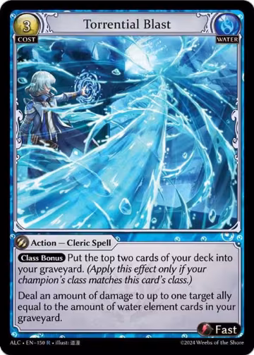 Torrential Blast (150), Alchemical Revolution — Grand Archive card price