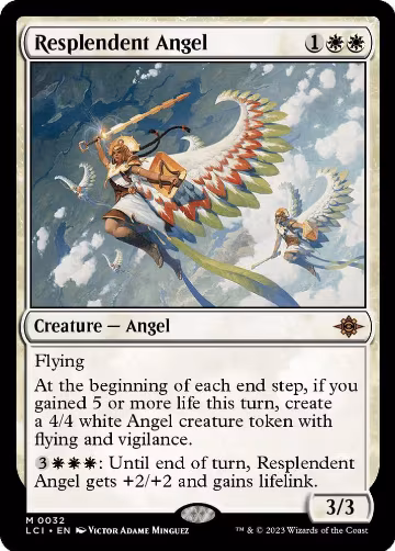 Resplendent Angel (32), The Lost Caverns of Ixalan — Magic card price
