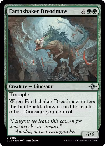 Earthshaker Dreadmaw (183), The Lost Caverns of Ixalan — Magic card price