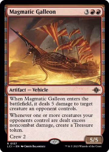 Magmatic Galleon (157), The Lost Caverns of Ixalan — Magic card price