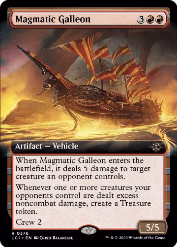 Magmatic Galleon (Extended Art) (376), The Lost Caverns of Ixalan — Magic card price