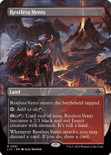 Restless Vents (Borderless) (351), The Lost Caverns of Ixalan — Magic card price