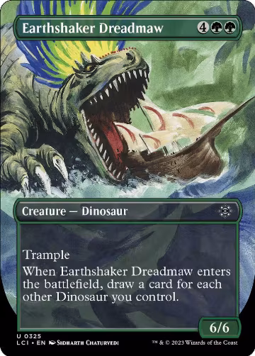 Earthshaker Dreadmaw (Borderless) (325), The Lost Caverns of Ixalan — Magic card price