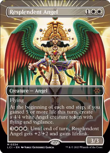 Resplendent Angel (Borderless) (334), The Lost Caverns of Ixalan — Magic card price