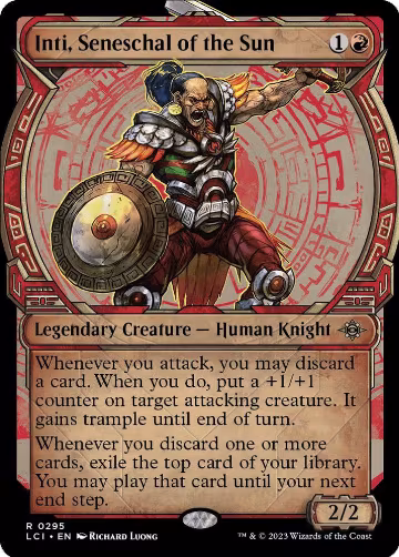 Inti, Seneschal of the Sun (Showcase) (295), The Lost Caverns of Ixalan — Magic card price