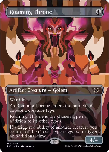 Roaming Throne (Borderless) (344), The Lost Caverns of Ixalan — Magic card price