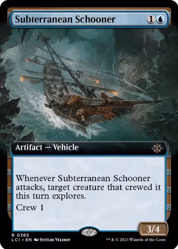 Subterranean Schooner (Extended Art) (365), The Lost Caverns of Ixalan — Magic card price