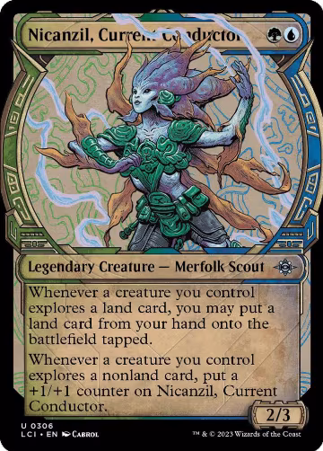 Nicanzil, Current Conductor (Showcase) (306), The Lost Caverns of Ixalan — Magic card price