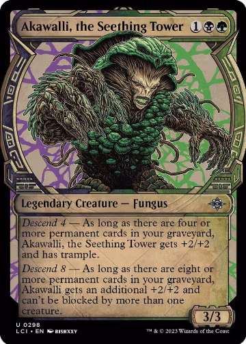 Akawalli, the Seething Tower (Showcase) (298), The Lost Caverns of Ixalan — Magic card price