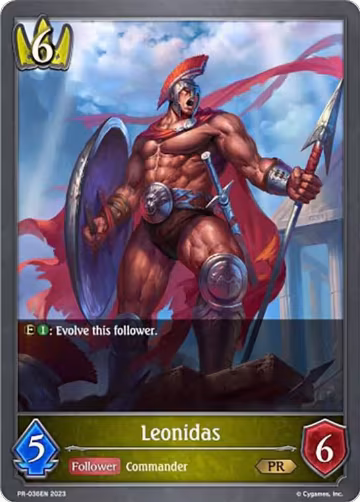 Leonidas (PR-036EN), Shadowverse: Evolve Promo Cards — Shadowverse card price
