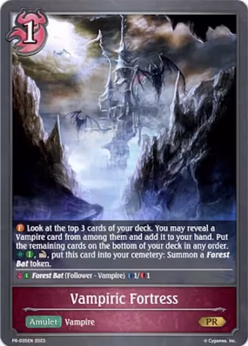 Vampiric Fortress (PR-035EN), Shadowverse: Evolve Promo Cards — Shadowverse card price