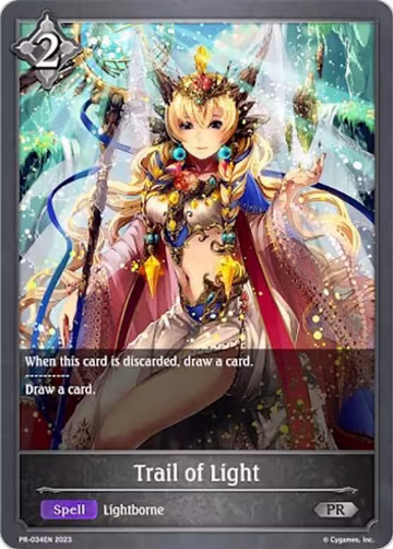 Trail of Light (PR-034EN) (PR-034EN), Shadowverse: Evolve Promo Cards — Shadowverse card price