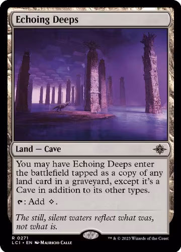 Echoing Deeps (271), The Lost Caverns of Ixalan — Magic card price