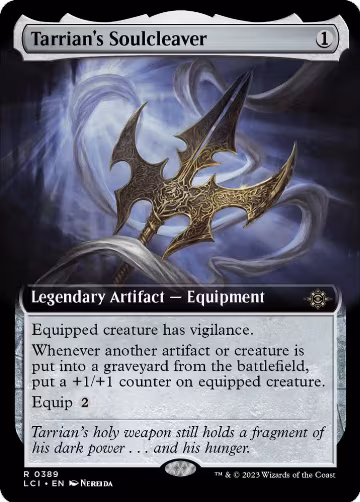 Tarrian's Soulcleaver (Extended Art) (389), The Lost Caverns of Ixalan — Magic card price