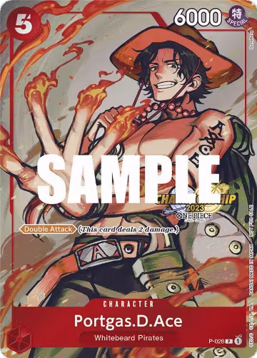 Portgas.D.Ace (CS 2023 Event Pack) (P-028), One Piece Promotion Cards — One Piece card price