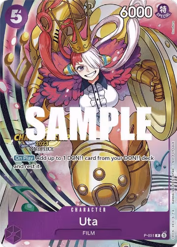 Uta (CS 2023 Event Pack) (P-031), One Piece Promotion Cards — One Piece card price