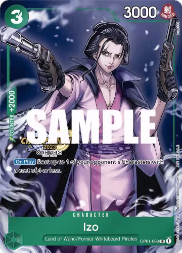 Izo (CS 2023 Celebration Pack) (OP01-033), One Piece Promotion Cards — One Piece card price