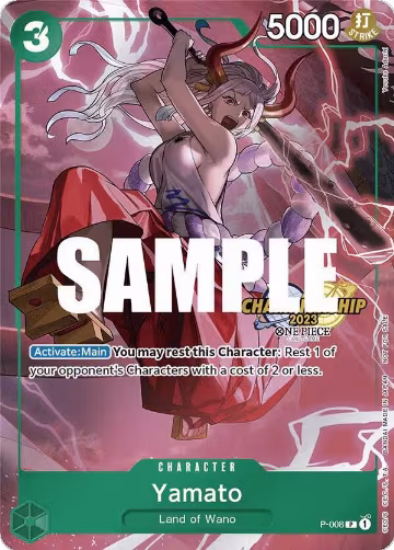 Yamato (CS 2023 Celebration Pack) (P-008), One Piece Promotion Cards — One Piece card price