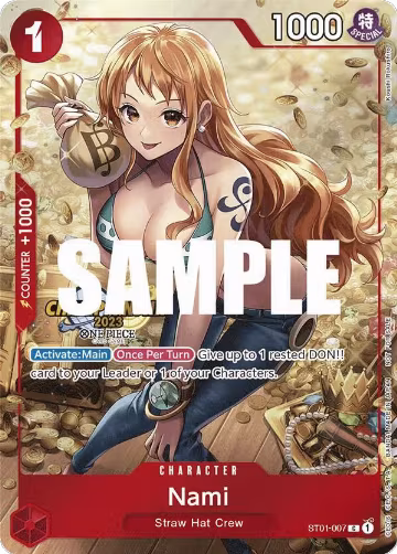 Nami (CS 2023 Celebration Pack) (ST01-007), One Piece Promotion Cards — One Piece card price