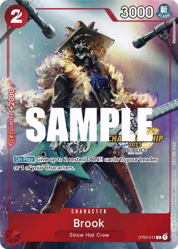 Brook (CS 2023 Celebration Pack) (ST01-011), One Piece Promotion Cards — One Piece card price