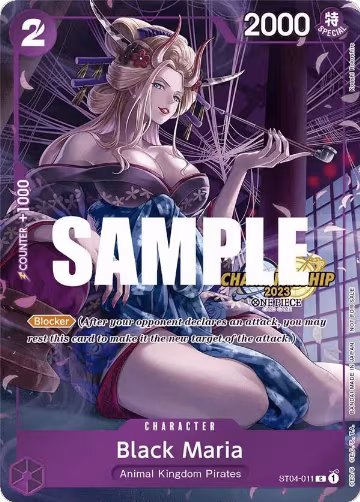 Black Maria (CS 2023 Celebration Pack) (ST04-011), One Piece Promotion Cards — One Piece card price