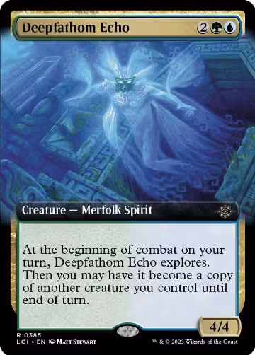Deepfathom Echo (Extended Art) (385), The Lost Caverns of Ixalan — Magic card price