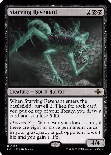 Starving Revenant (123), The Lost Caverns of Ixalan — Magic card price
