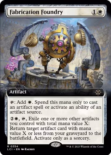 Fabrication Foundry (Extended Art) (354), The Lost Caverns of Ixalan — Magic card price