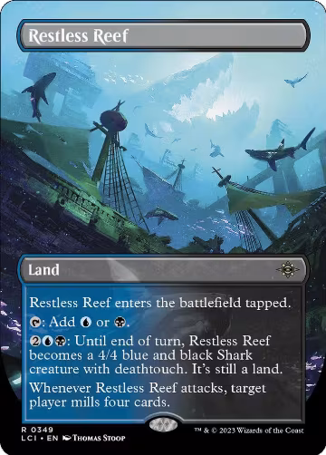 Restless Reef (Borderless) (349), The Lost Caverns of Ixalan — Magic card price