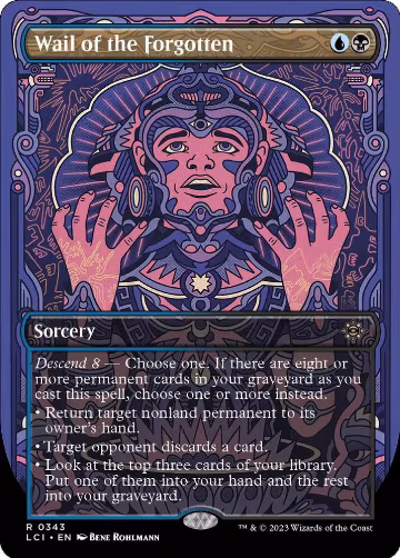 Wail of the Forgotten (Borderless) (343), The Lost Caverns of Ixalan — Magic card price