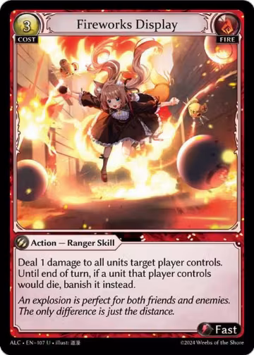 Fireworks Display (107), Alchemical Revolution — Grand Archive card price