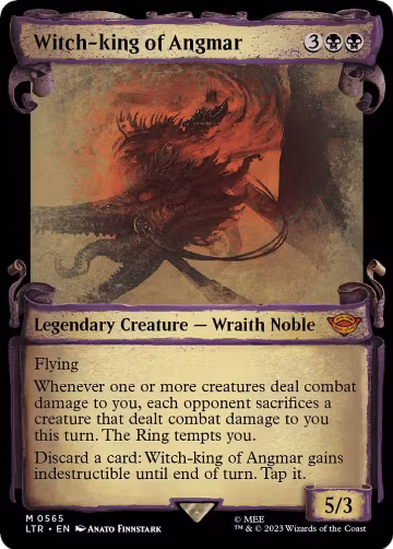 Witch-king of Angmar (Showcase Scrolls) (565), Universes Beyond: The Lord of the Rings: Tales of Middle-earth — Magic card price