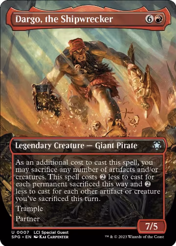 Dargo, the Shipwrecker (Borderless) (7), Special Guests — Magic card price