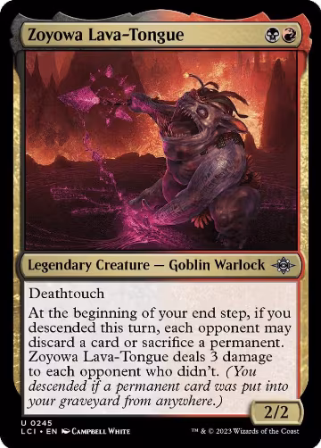 Zoyowa Lava-Tongue (245), The Lost Caverns of Ixalan — Magic card price