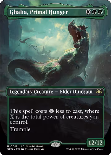 Ghalta, Primal Hunger (Borderless) (11), Special Guests — Magic card price
