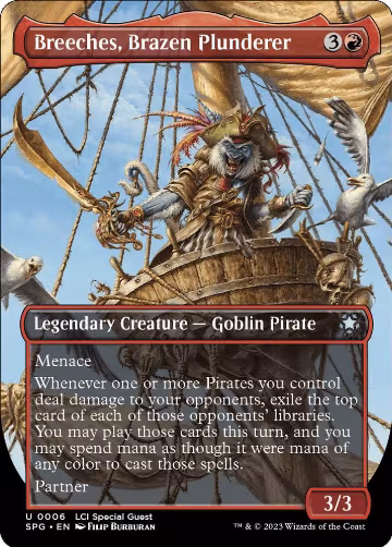 Breeches, Brazen Plunderer (Borderless) (6), Special Guests — Magic card price