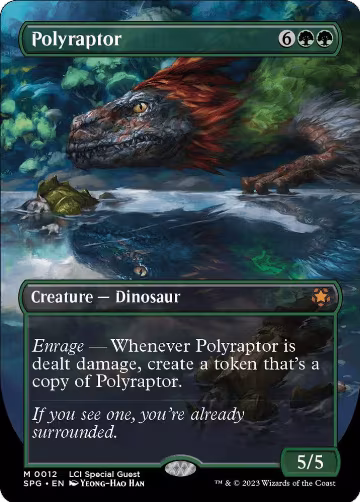 Polyraptor (Borderless) (12), Special Guests — Magic card price