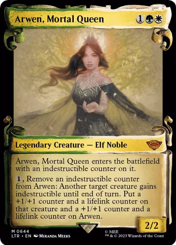 Arwen, Mortal Queen (Showcase Scrolls) (644), Universes Beyond: The Lord of the Rings: Tales of Middle-earth — Magic card price