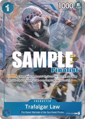 Trafalgar Law (CS 2023 Top Players Pack) [Finalist] (ST03-008), One Piece Promotion Cards — One Piece card price