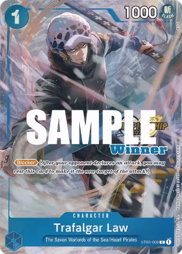 Trafalgar Law (CS 2023 Top Players Pack) [Winner] (ST03-008), One Piece Promotion Cards — One Piece card price