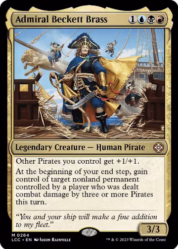 Admiral Beckett Brass (264), Commander: The Lost Caverns of Ixalan — Magic card price