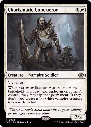 Charismatic Conqueror (70), Commander: The Lost Caverns of Ixalan — Magic card price
