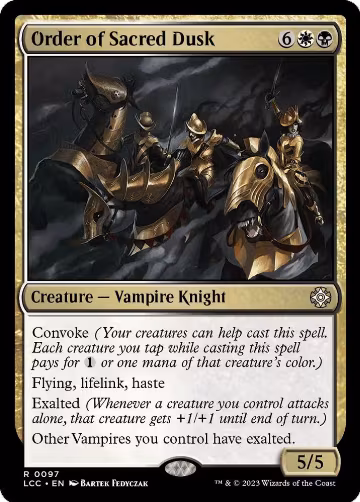 Order of Sacred Dusk (97), Commander: The Lost Caverns of Ixalan — Magic card price
